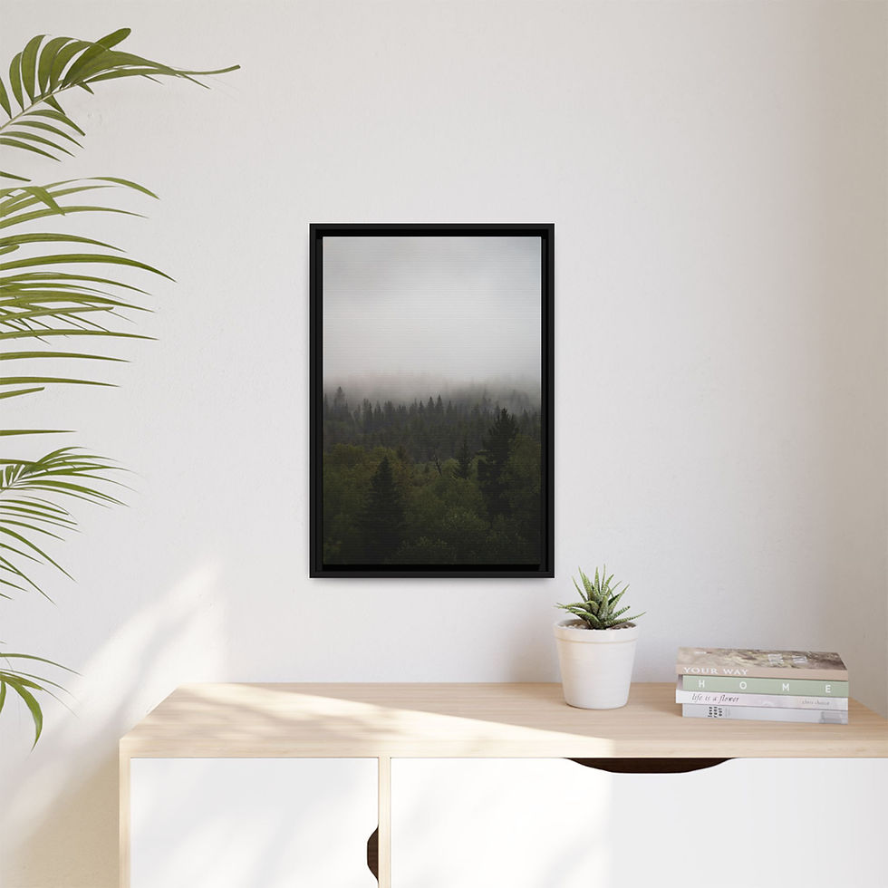 Thumbnail: 16x24 Matte Canvas, Framed "Embrace"