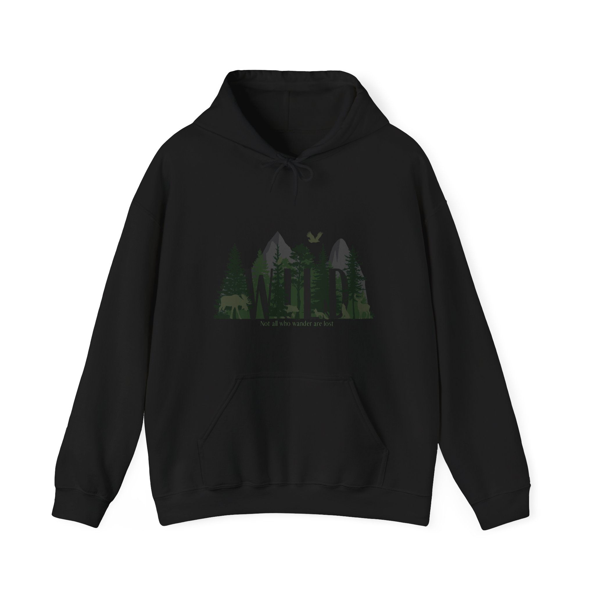 Hooded Sweatshirt "Wild" (men's hoodie)