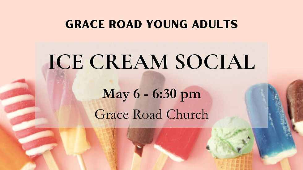Young Adults Ice cream Social