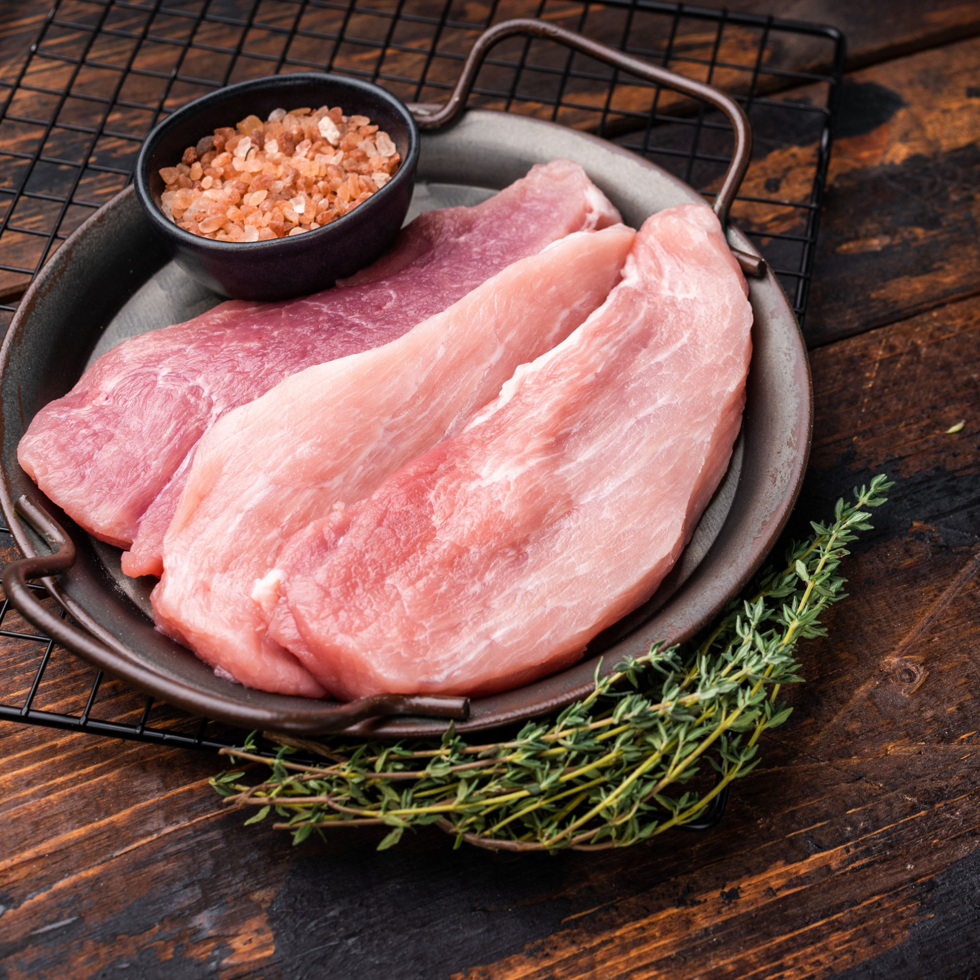 4 x 7oz Pork Steaks