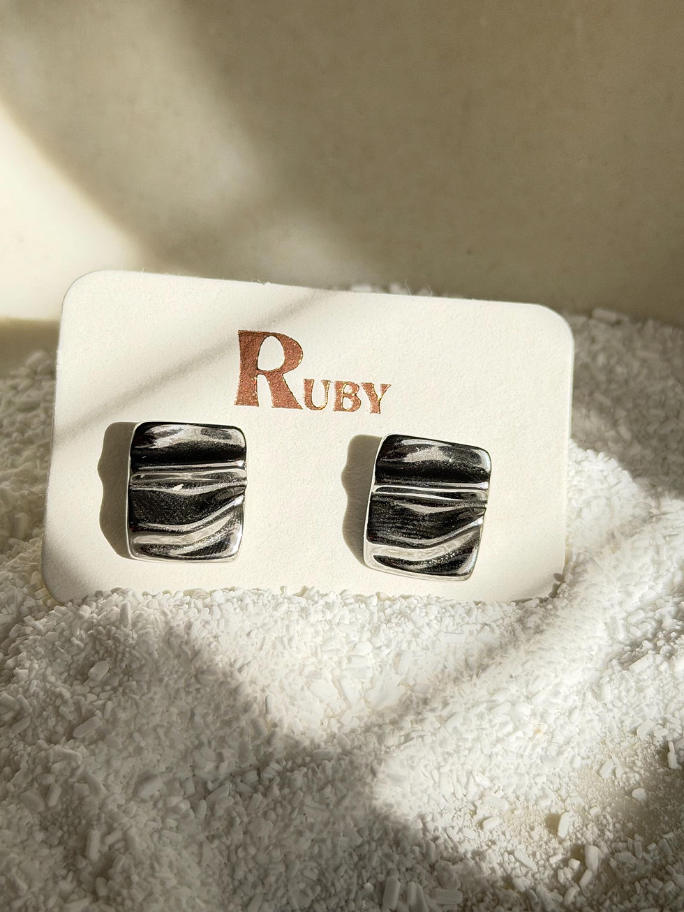 Thumbnail: Silver Teardrop Earrings