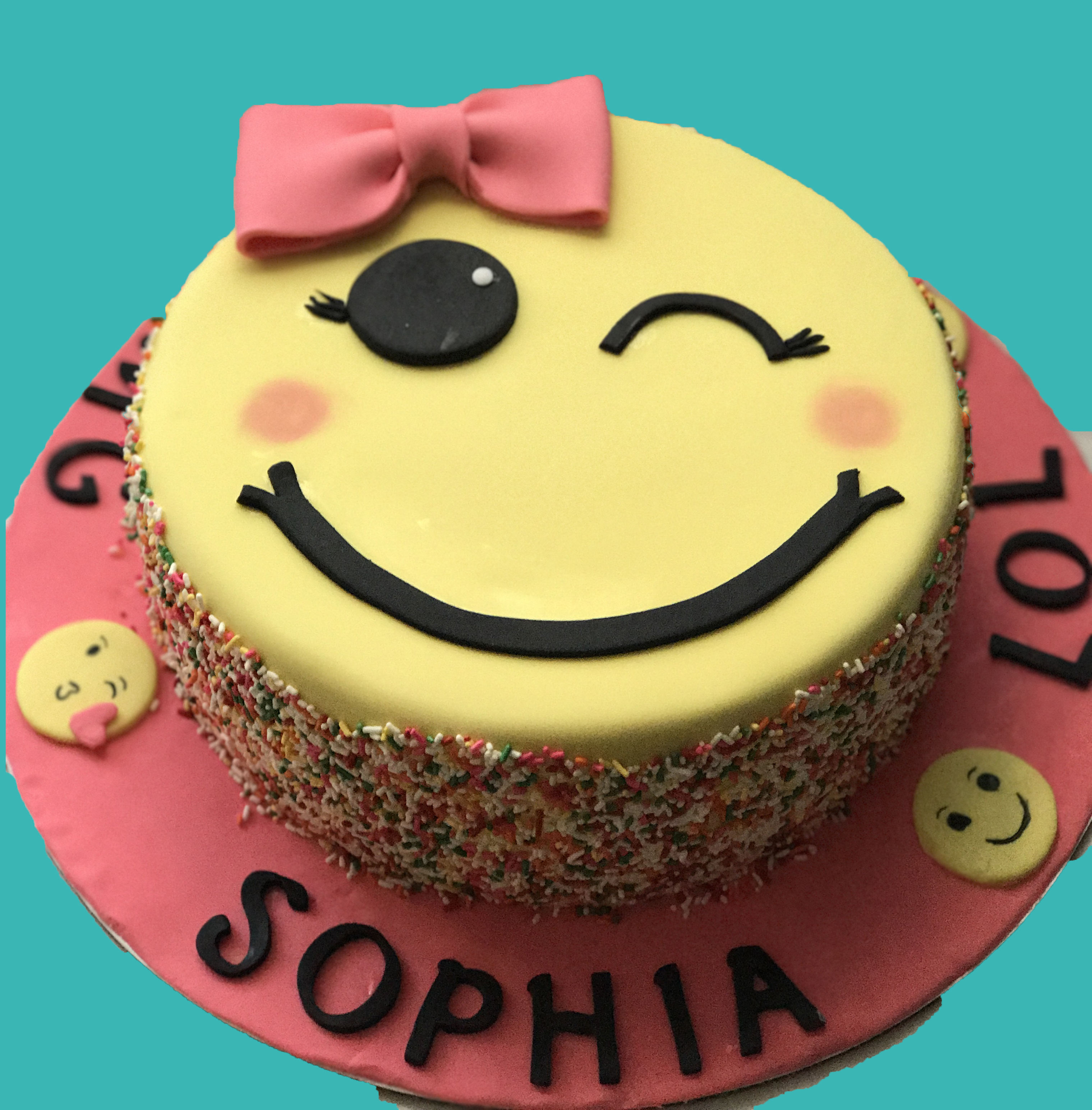 Emoji cake