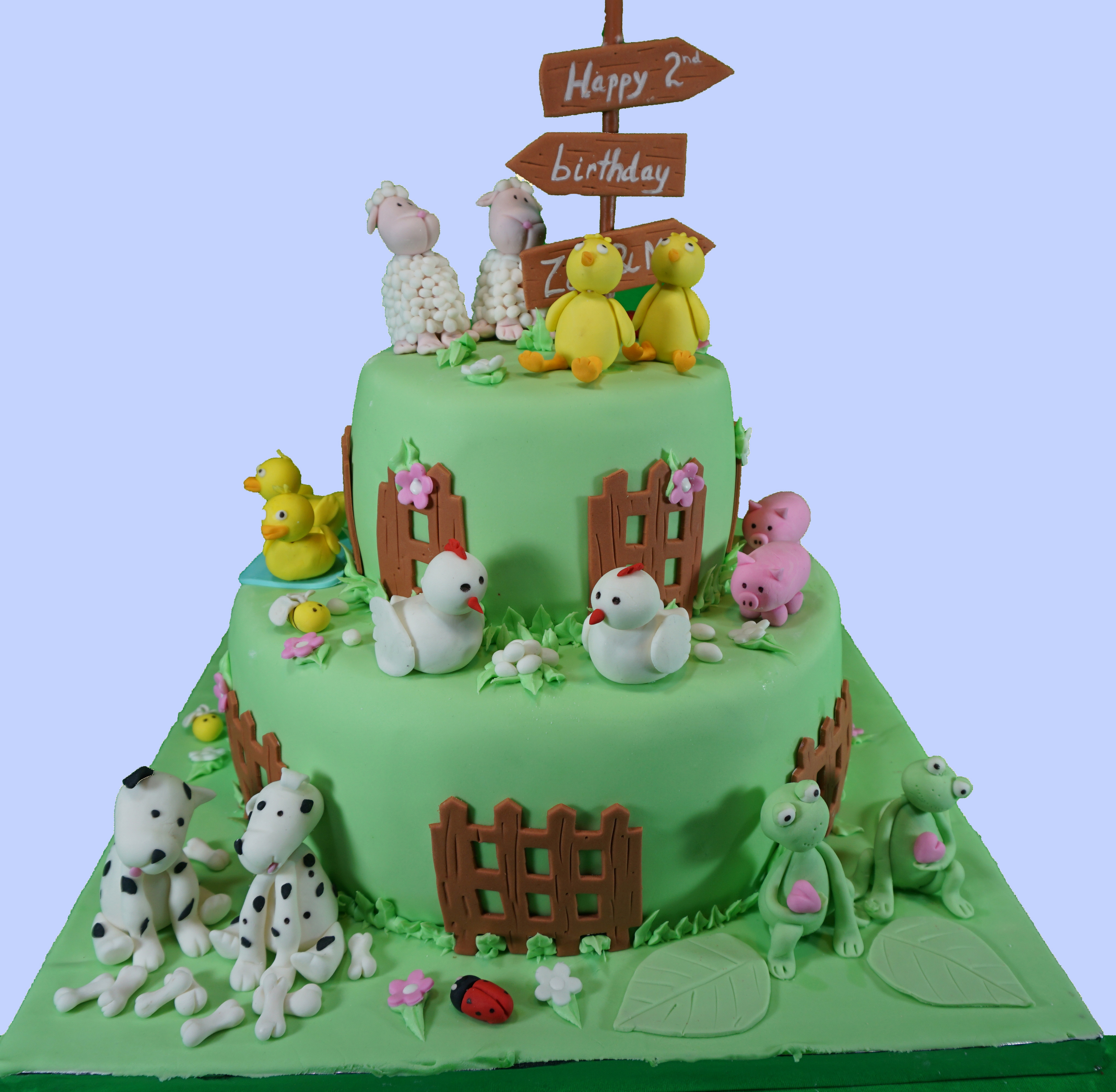 Animal farm cake