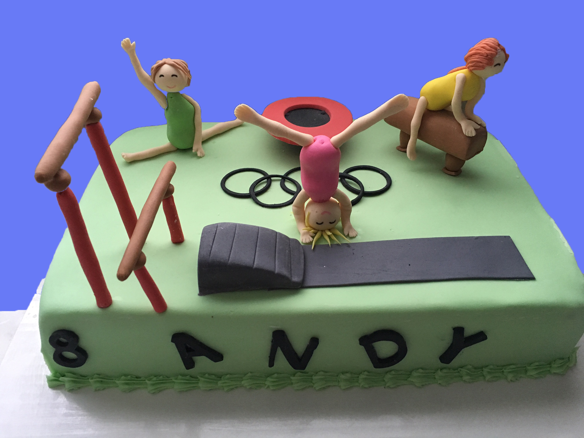 Gymnastic cake