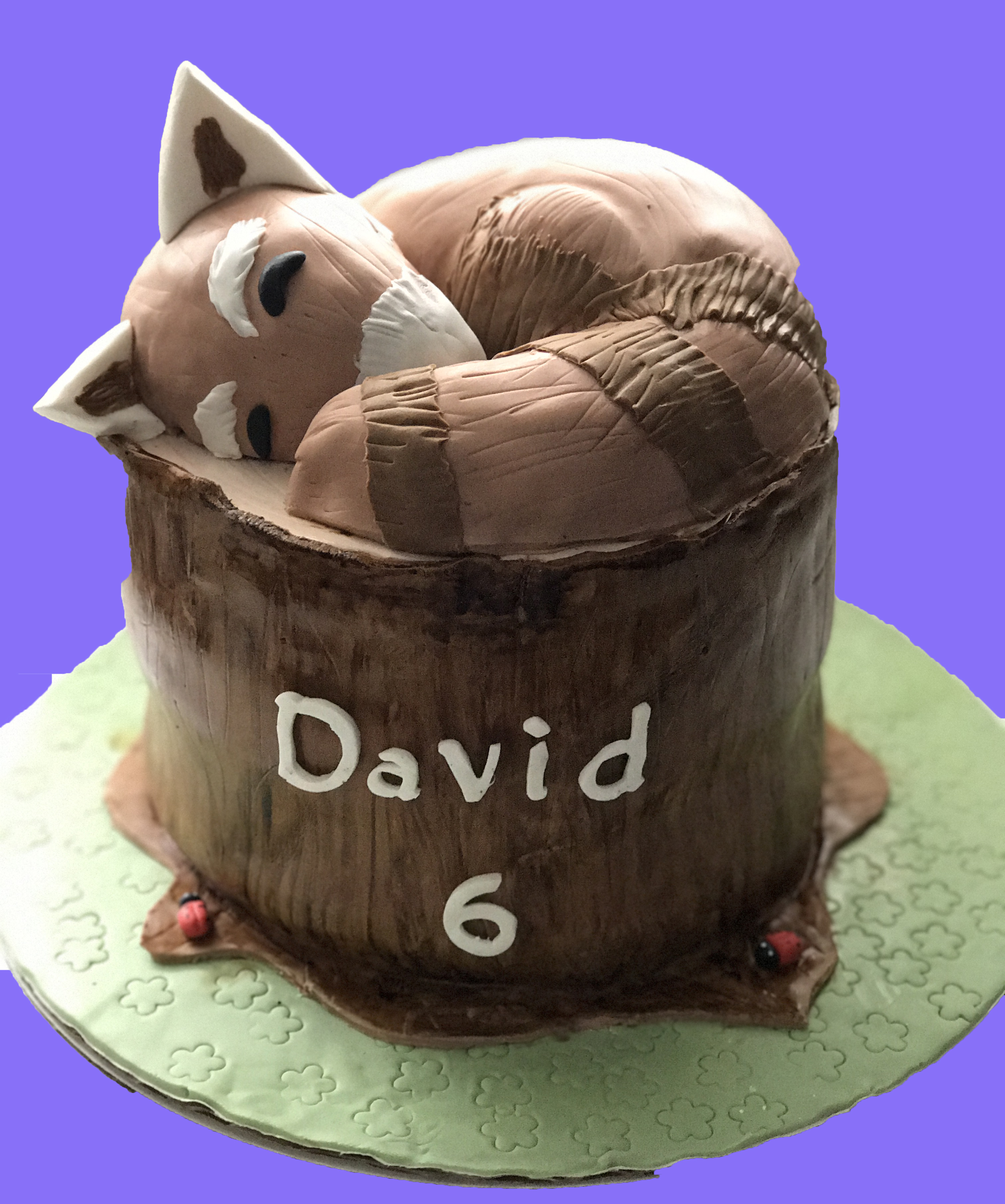Red fox cake