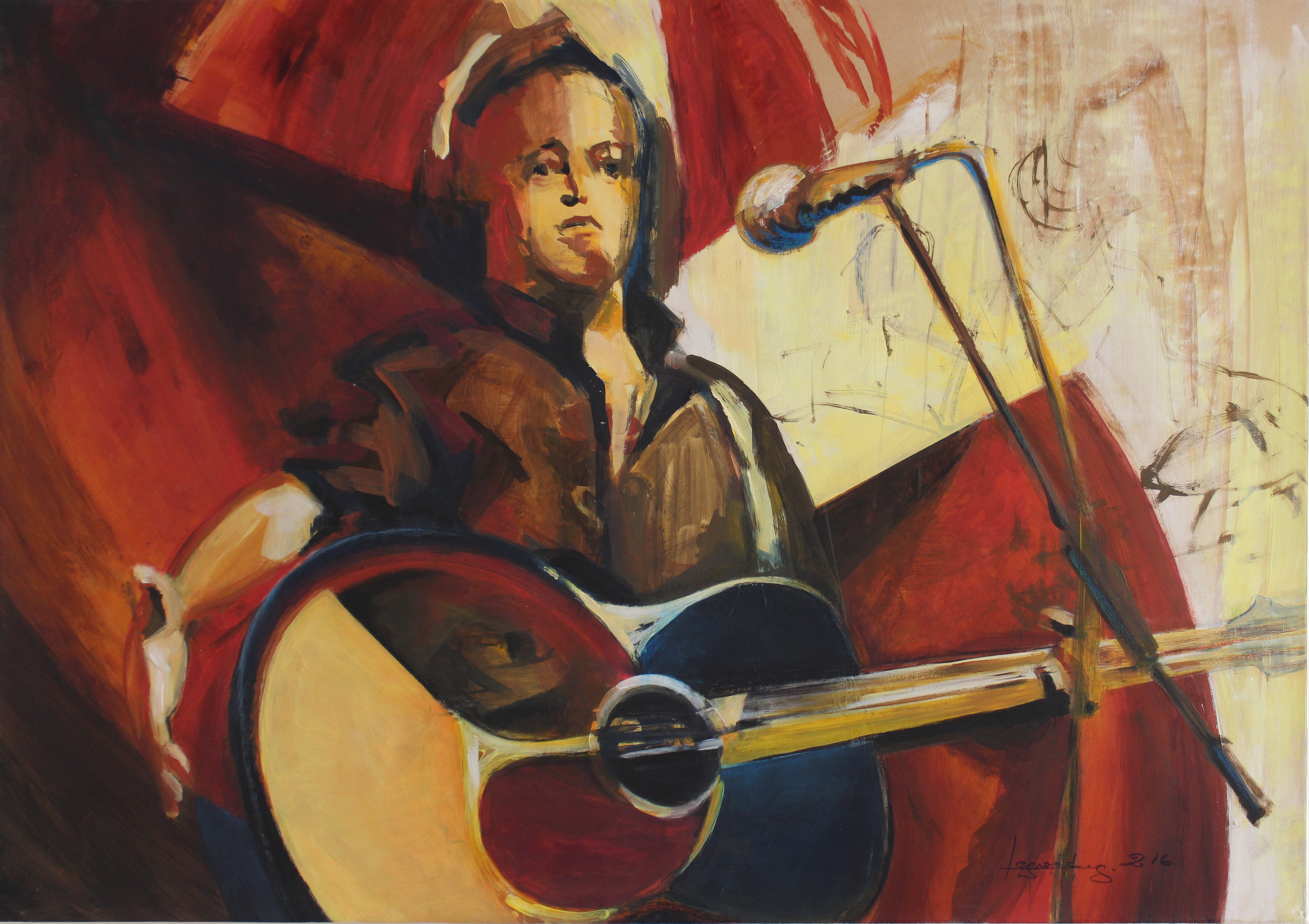 Effusion musicale, le guitariste