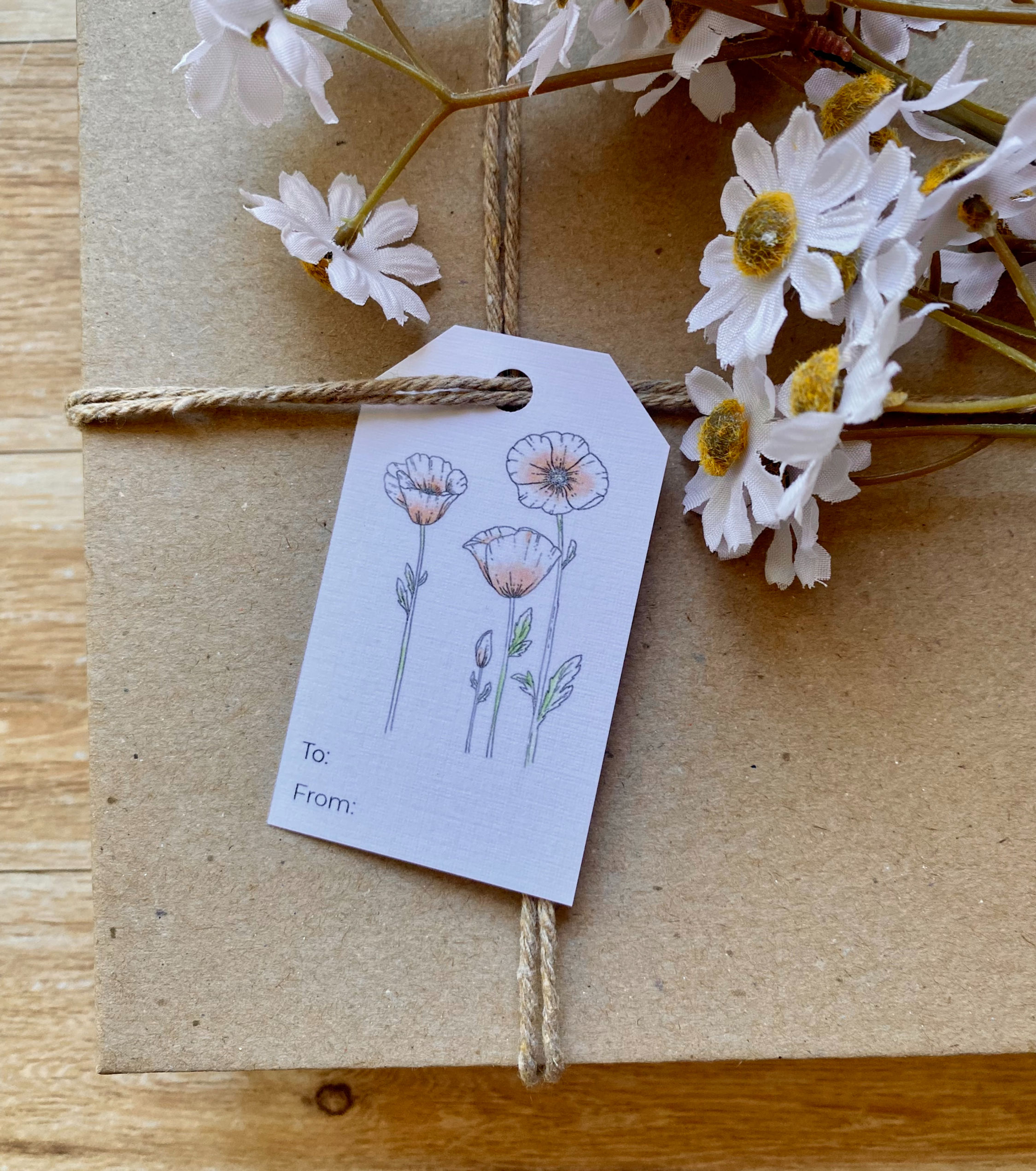 Poppy Gift Tags