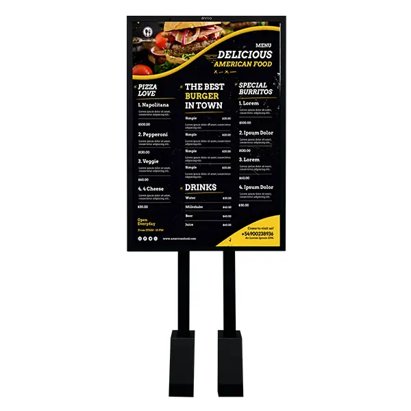 Thumbnail: Outdoor LED Backlit Pre-Sale Menu Board System (DTP-90)