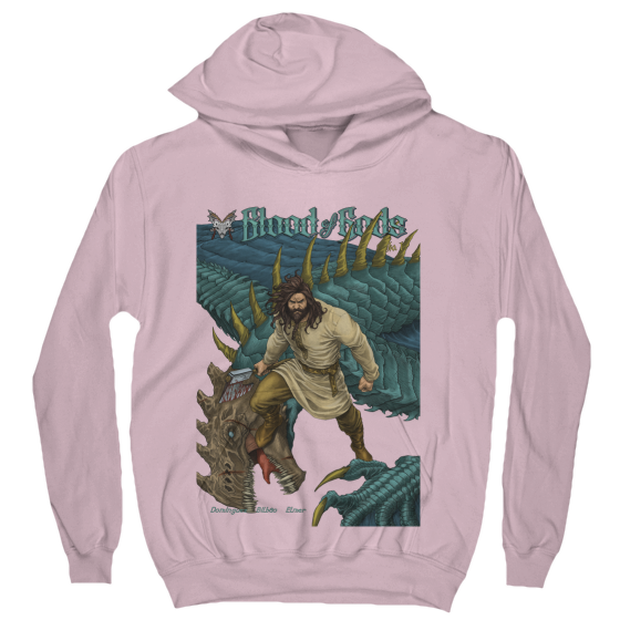Anthalos the Slayer Cover Hoodie Light Pink
