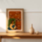 Thumbnail: indian colonial style Giclée art print called Nostalgia made by Chennai Indian artist Sanjana Ranjit with wooden frame