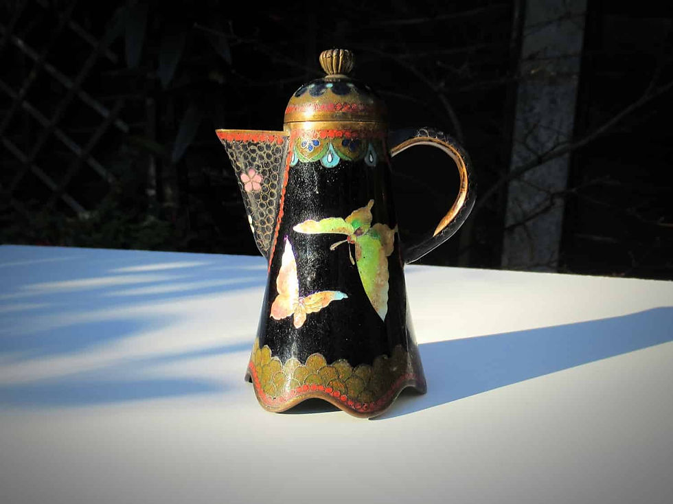 Japanese Cloisonne Water Ewer Jug (1868-1912)