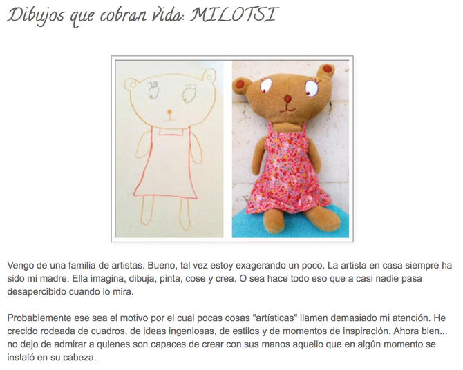 Gracias Arantxa por la nota! 

http://arantxaescribano.blogspot.com.es
