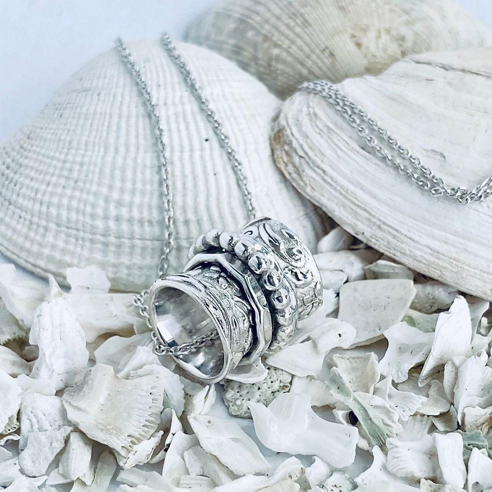 Miniature : The All Silver Meditation Pendant