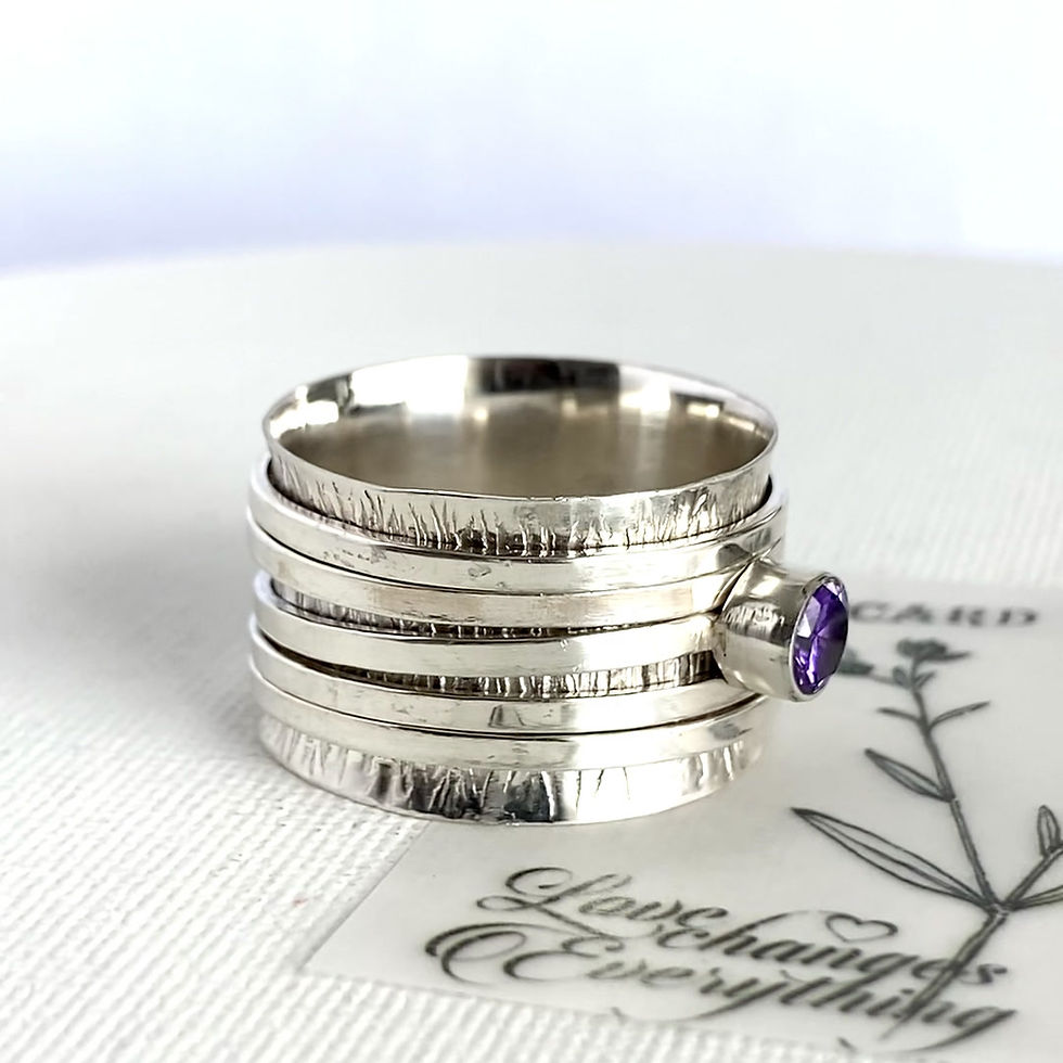 Thumbnail: The Purple Diaphanous Meditation Ring