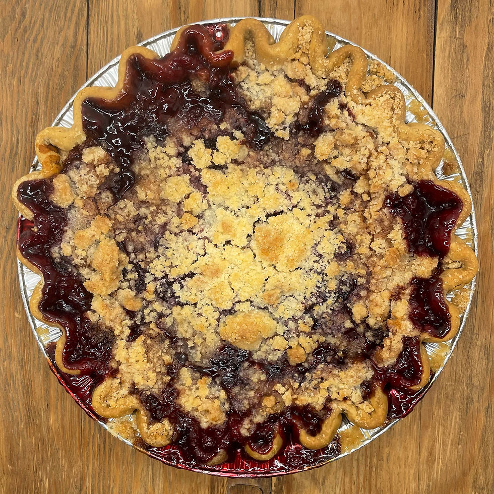Merry Berry Crumb Pie