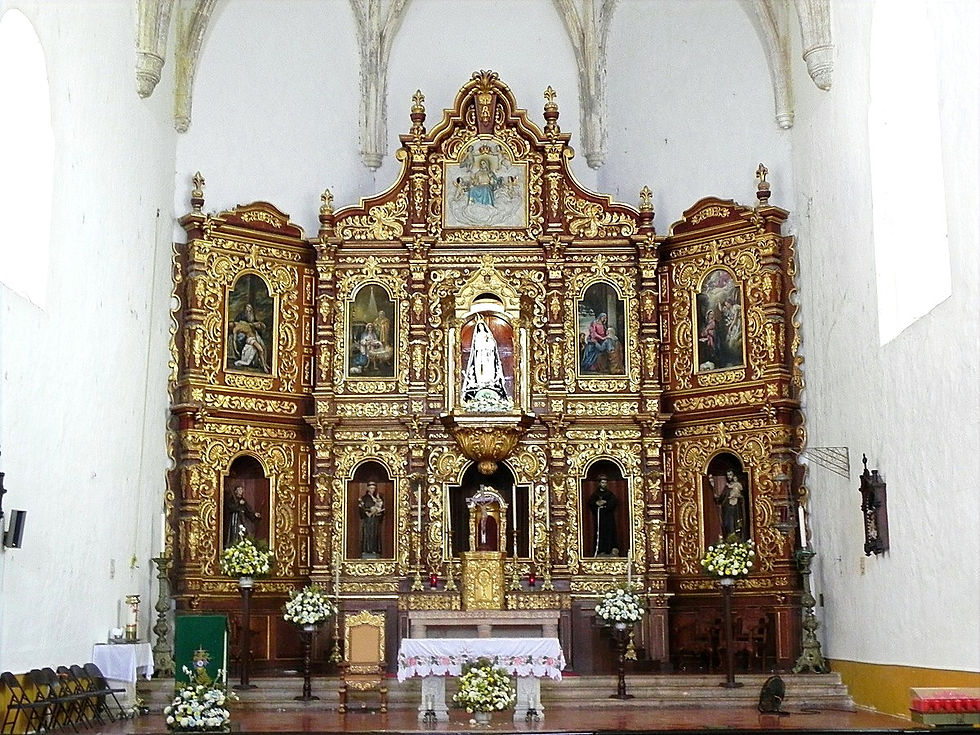 Interioir del convento San Antonio de Padua, Yucatán