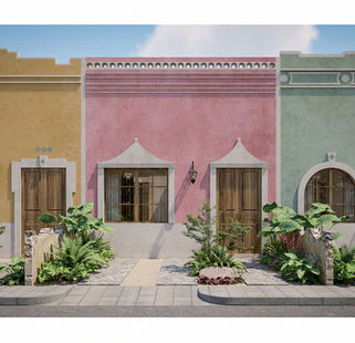 proyecto arquitectonico de casas coloniales en merida yucatan