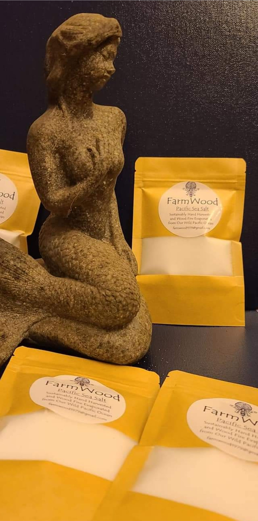 Hand Foraged Pacific Sea Salt Wood Fire Evaporated