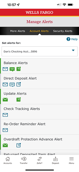 Legacy Manage Alerts