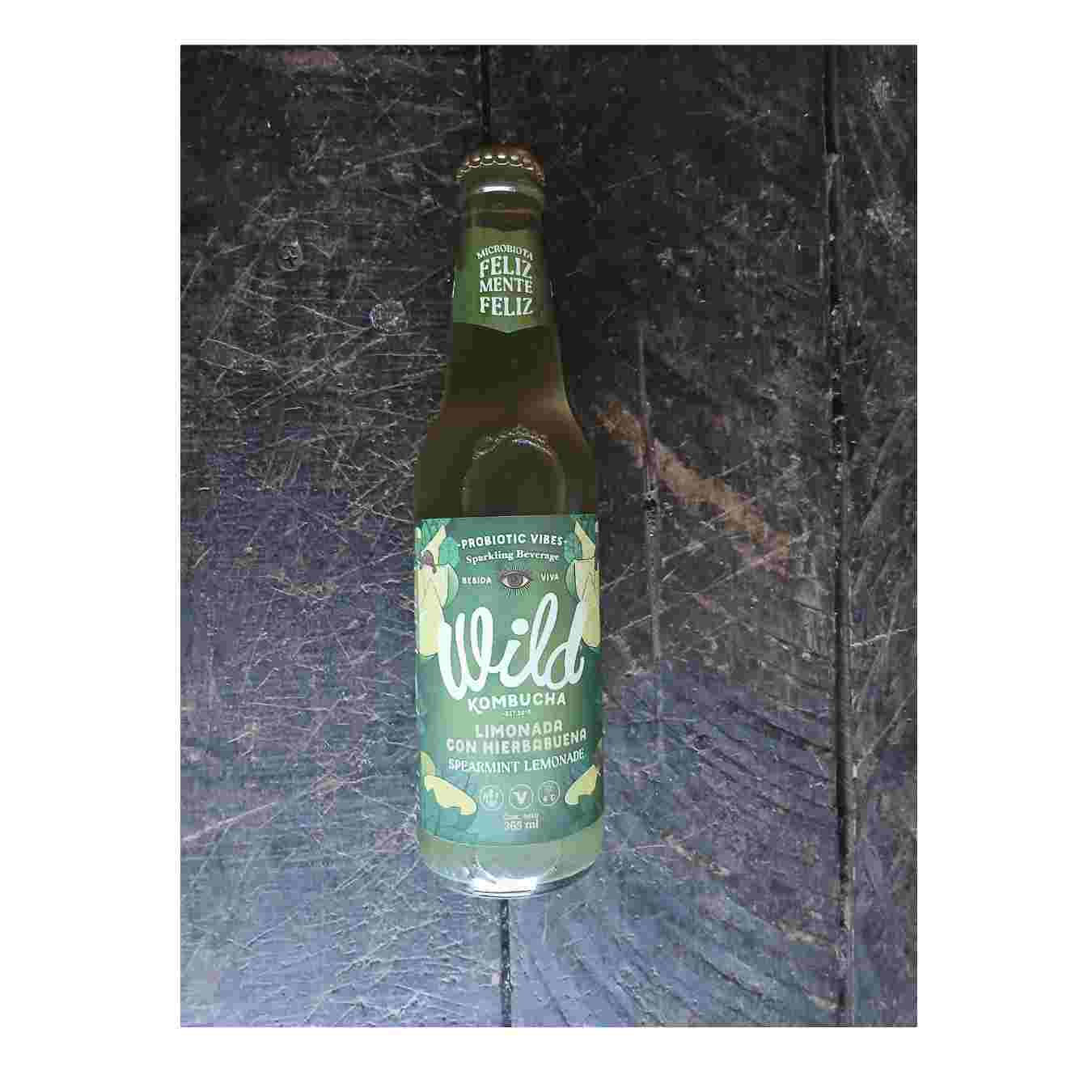 Kombucha Wild Brews Limonada con hierbabuena 365ml