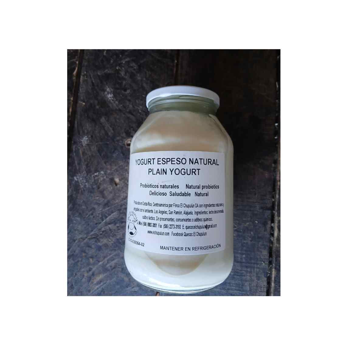 Yogurt espeso natural 940 gramos