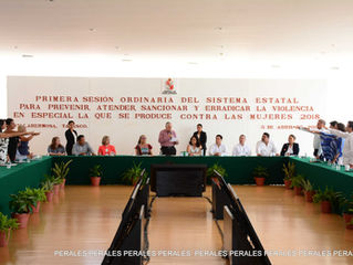 Primera Sesión Ordinaria del sistema estatal para prevenir, atender, sancionar y erradicar la violen