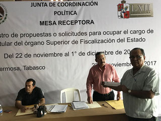 Con la inscripción este viernes de 8 aspirantes, y una vez clausurada la Mesa Receptora de solicitud