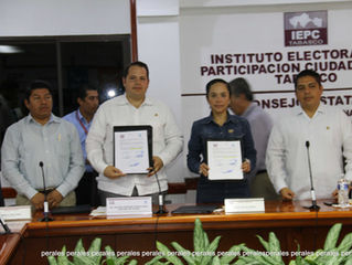 El IEPC Tabasco firma Convenio General de colaboración con COPARMEX Tabasco.Dentro del marco del Pro