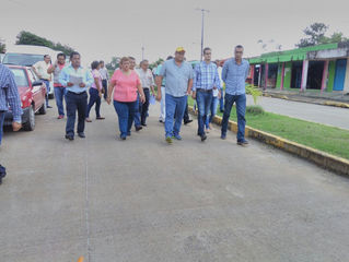 Inversión por más de 34 mdp
supervisan diputados en Huimanguillo
· Un total de 5 obras en m