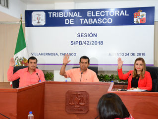 LEANDRO DE LA O
Por unanimidad, los integrantes del Tribunal Electoral de Tabasco (TET) confirmaron