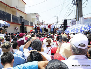 Estoy preparado para gobernar a Tabasco: Adán Augusto • Tras registrarse ante el IEPCT como candidat