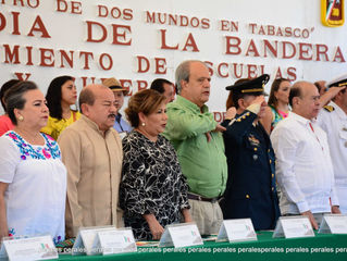 197 Aniversario del día de La Bandera y ceremonia de Abanderamiento de Escuelas del nivel básico y