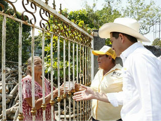 En su 5to. día de campaña, José Sabino Herrera Dagdug, candidato a la alcaldía de Huimanguillo, cont