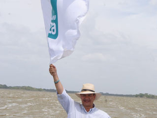 CORREDOR PESQUERO EN JONUTA: MANUEL PAZ
Manuel Paz candidato a gobernador de Tabasco por el Partid