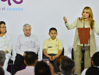Con la presencia de la Presidenta del patronato del DIF Nacional Angelica Rivera y la Presidenta del