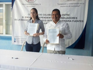CONVENIO DE COLABORACIÓN ENTRE EL SINDICATO INDEPENDIENTE DE TRABAJADORES DE LA EDUCACIÓN (SITET) Y