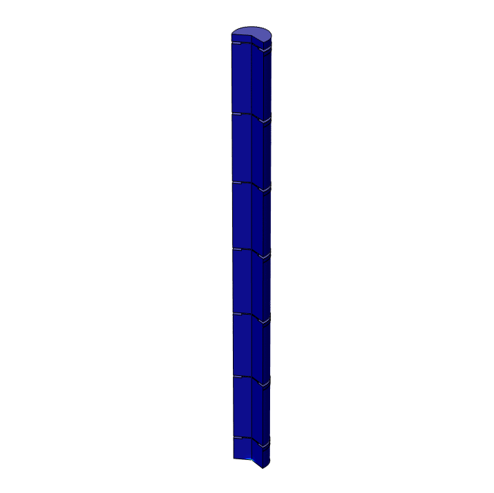 Simulation of an Aerodynamic lens