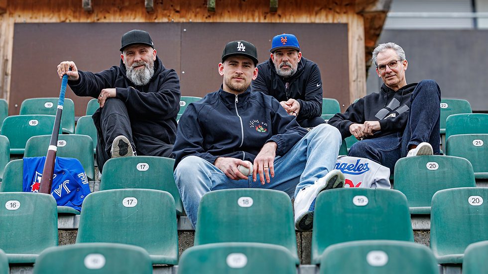 Das Innings Team mit Niko Backspin, Holger Schellkopf, Julian Pollersbeck und Markus Jaisle