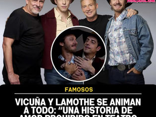 Vicuña y Lamothe se animan a todo:" Una historia de amor que rompe límites "