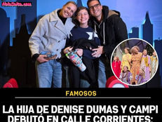 La hija de Denise Dumas y Campi debutó en Calle Corrientes:" Nació una nueva estrella "