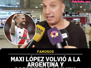 Maxi López volvió a la Argentina y sorprendió con una frase sobre Icardi