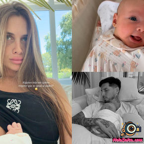 Cami Homs mostró a su hija Aitana y respondió al debate sobre a quién se parece