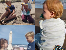 Las primeras vacaciones de Milenka enternecieron las redes junto a su hermano Mirko