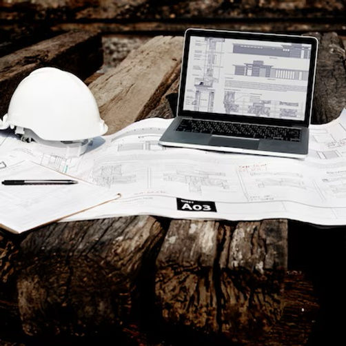 A technician offering industrial electrical system estimating services.