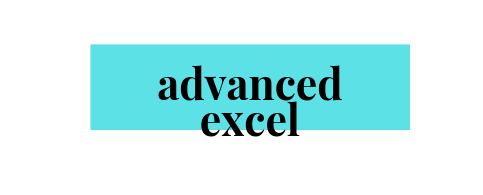 Advanced MS Excel