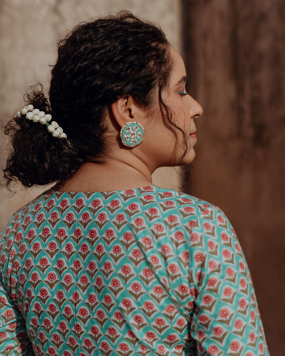 Thumbnail: Sunhera Anarkali Set- Green