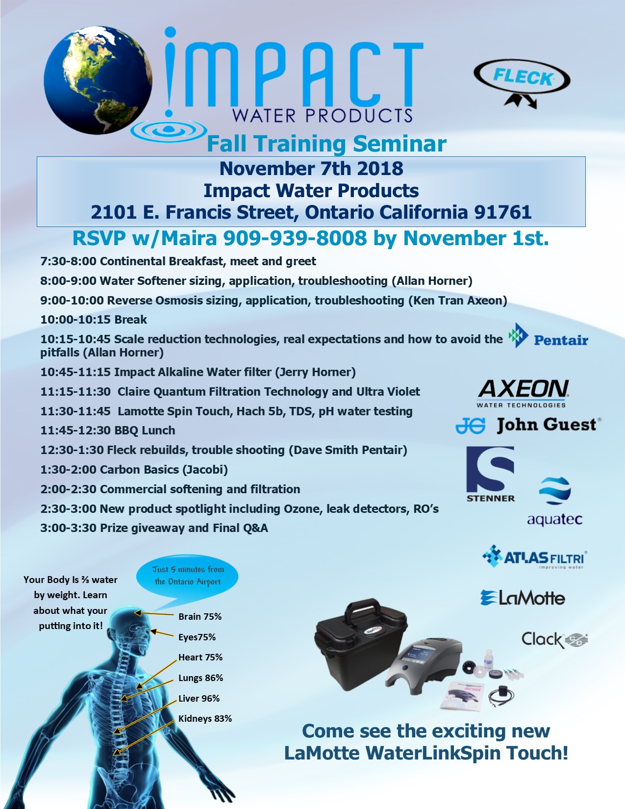 Impact Water Products Fall Training Seminar
