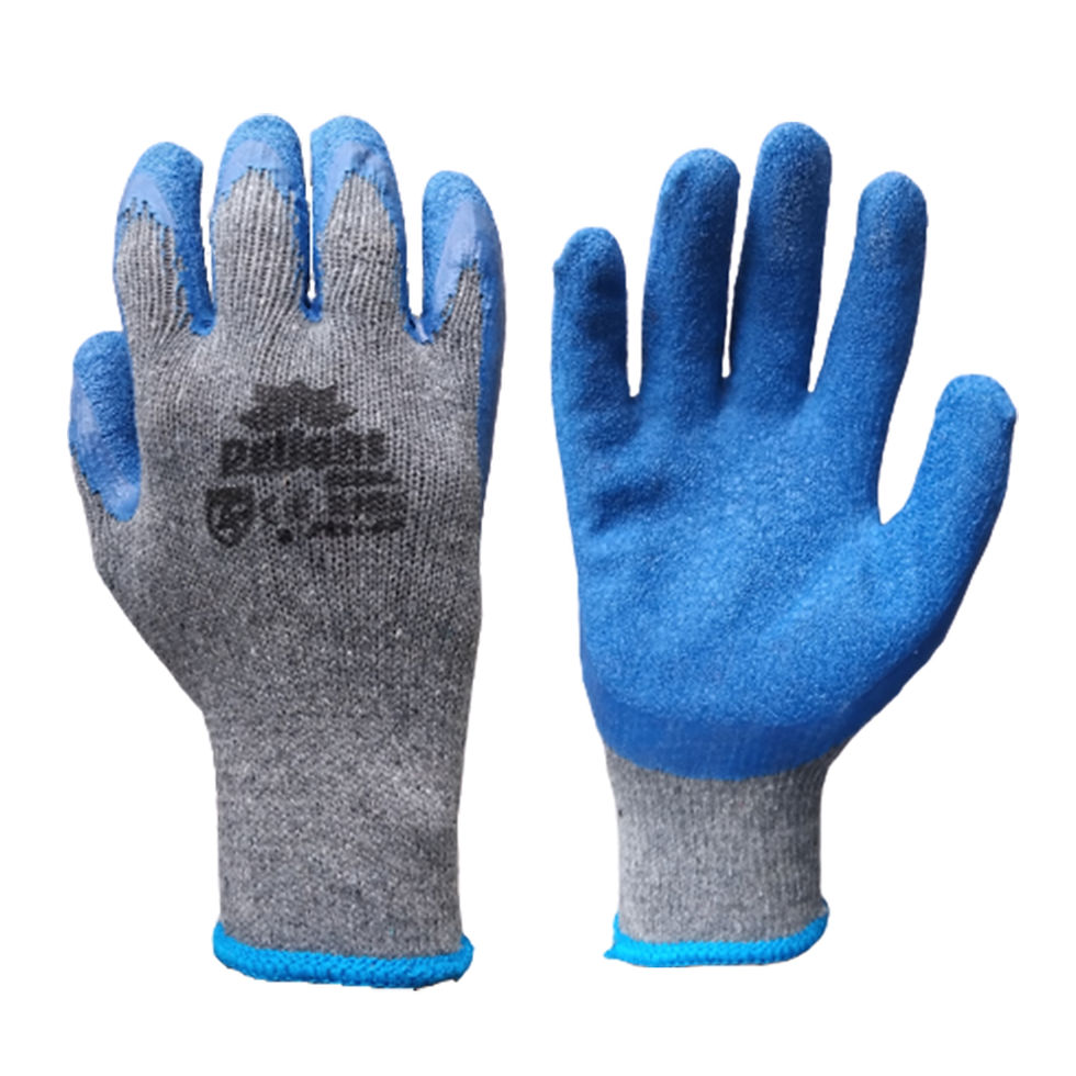 Delight MLPN51 - BB Latex Coated Black Blue Gloves