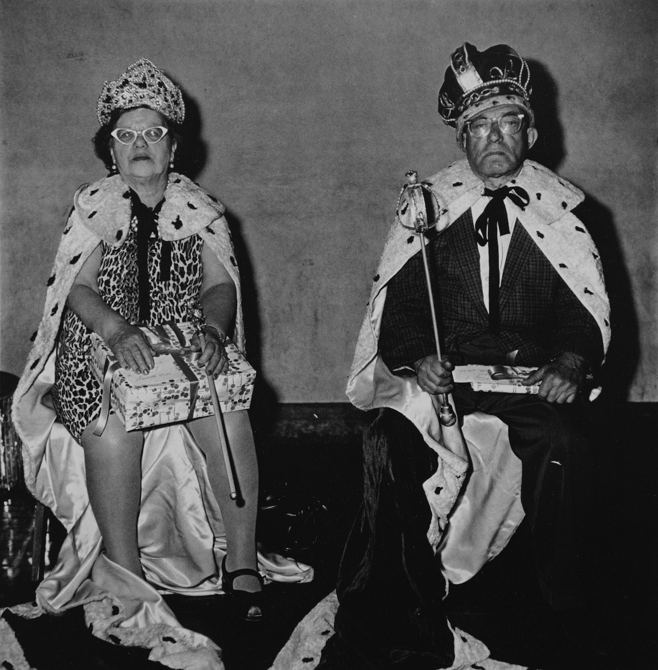 Diane Arbus - The King & Queen of a Senior Citizens Dance, N.Y.C., 1970