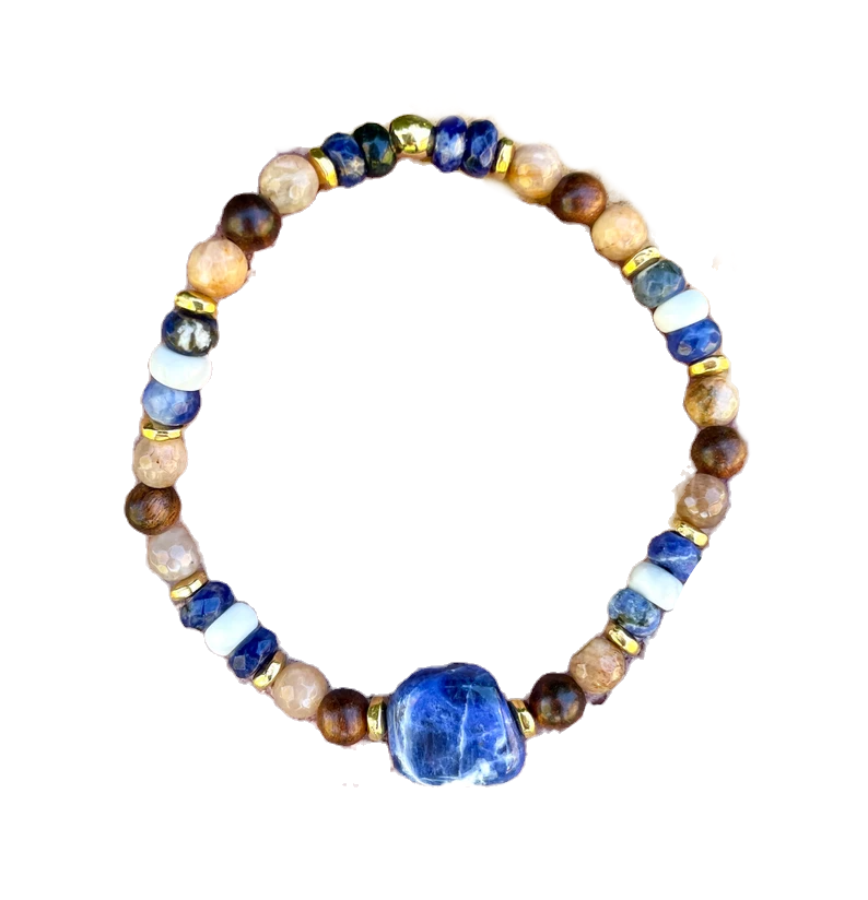 SODALITE NUGGET BRACELET